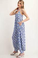 Load image into Gallery viewer, Flora Sky Jumpsuit

