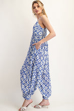 Load image into Gallery viewer, Flora Sky Jumpsuit
