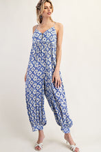 Load image into Gallery viewer, Flora Sky Jumpsuit
