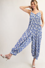 Load image into Gallery viewer, Flora Sky Jumpsuit
