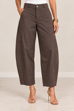 Load image into Gallery viewer, Dark Chocolate Stud Pants
