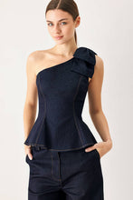 Load image into Gallery viewer, Denim Knockout Top
