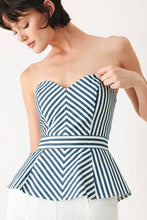 Load image into Gallery viewer, Centerline Peplum Top
