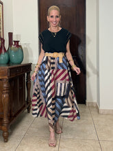 Load image into Gallery viewer, Art Deco Maxi Skirt
