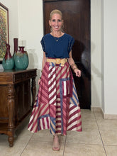 Load image into Gallery viewer, Art Deco Maxi Skirt
