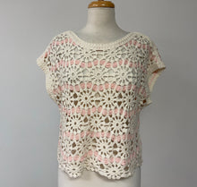 Load image into Gallery viewer, Rosette Crochet Top
