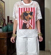 Load image into Gallery viewer, Dottie Diva Lace Tee
