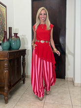 Load image into Gallery viewer, Rosé Candy Cane Pants
