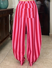 Load image into Gallery viewer, Rosé Candy Cane Pants
