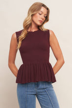 Load image into Gallery viewer, Merlot Curve Top
