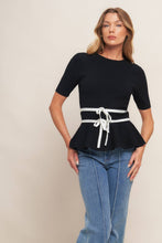 Load image into Gallery viewer, Double Knot Peplum

