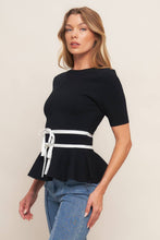 Load image into Gallery viewer, Double Knot Peplum

