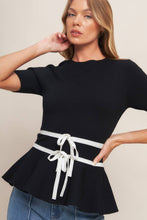 Load image into Gallery viewer, Double Knot Peplum
