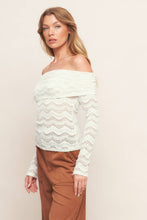 Load image into Gallery viewer, Snowlace Off-Shoulder

