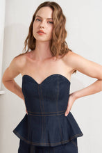 Load image into Gallery viewer, Denim Sculp Top
