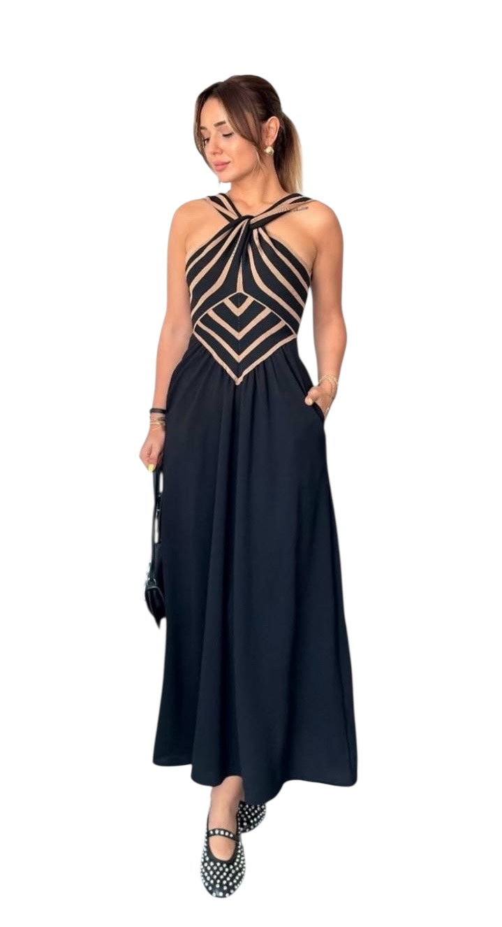 Geo Noir Maxi