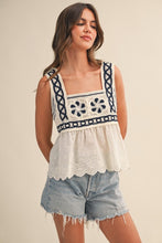 Load image into Gallery viewer, Porto Eyelet Top
