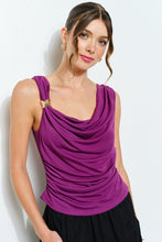 Load image into Gallery viewer, Gilded Drape Top
