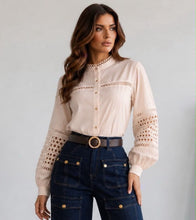 Load image into Gallery viewer, Ivory Poetry Blouse
