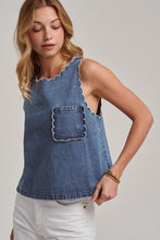 Load image into Gallery viewer, Tidepool Denim Top
