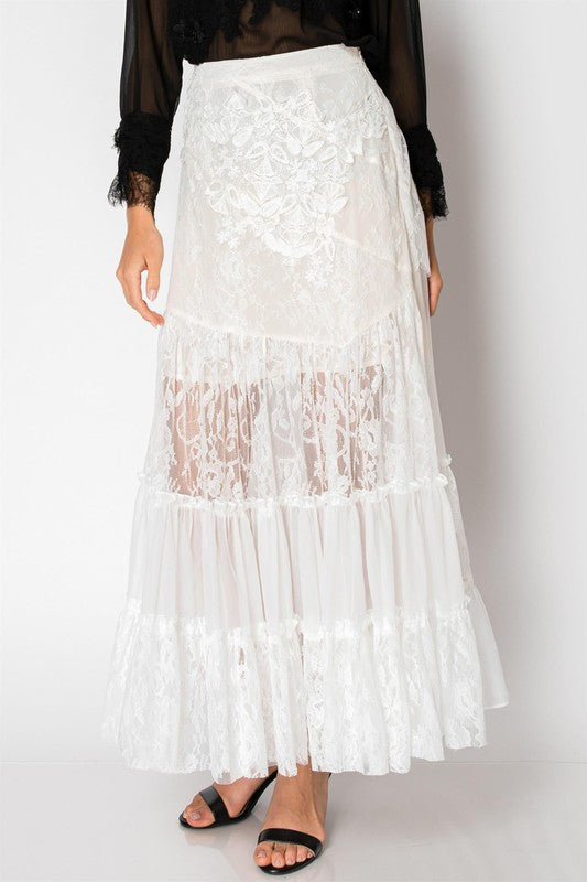 Lace Whisper Skirt