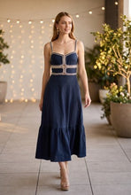 Load image into Gallery viewer, Navy Society Midi
