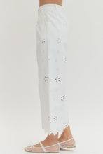 Load image into Gallery viewer, Daisy Pearl Eyelet Pant
