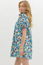 Load image into Gallery viewer, Aqua Bloom Dress
