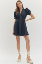 Load image into Gallery viewer, Zipline Navy Dress

