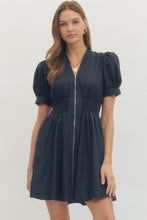 Load image into Gallery viewer, Zipline Navy Dress
