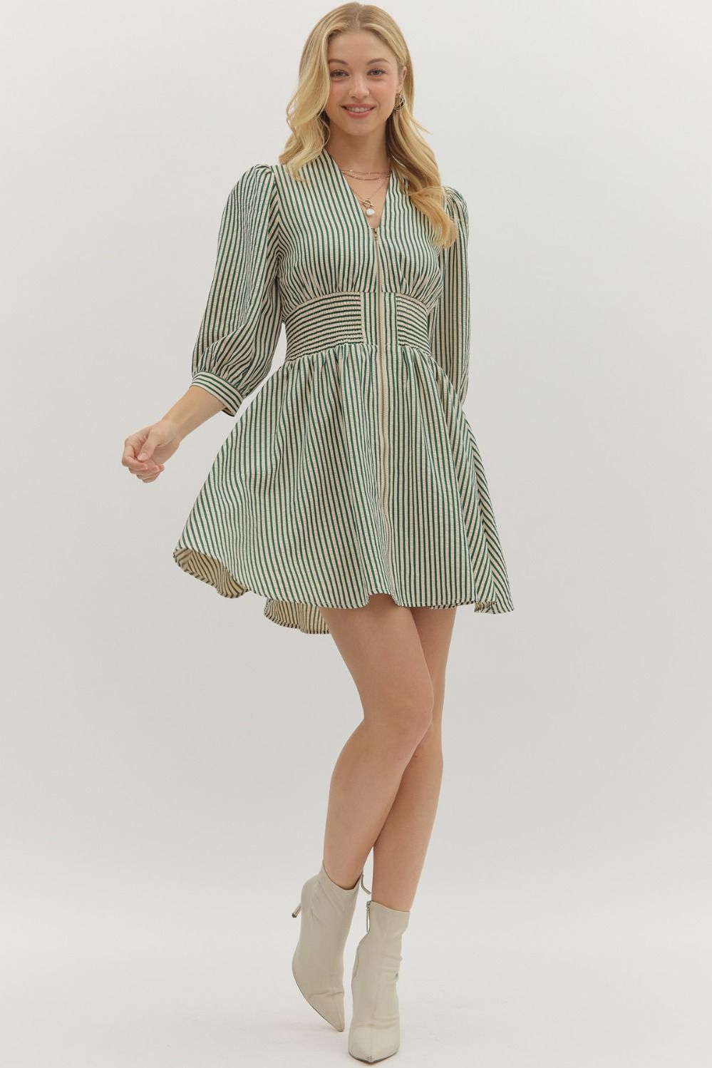 Striped Canopy Dress