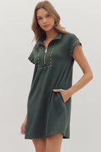 Load image into Gallery viewer, Gilded Zip Dress

