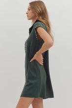 Load image into Gallery viewer, Gilded Zip Dress
