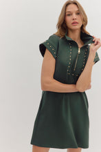 Load image into Gallery viewer, Gilded Zip Dress
