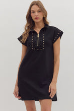 Load image into Gallery viewer, Gilded Zip Dress
