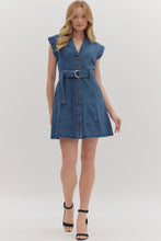 Load image into Gallery viewer, Denim Loop Dress
