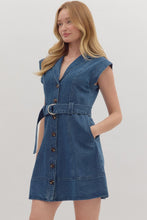 Load image into Gallery viewer, Denim Loop Dress
