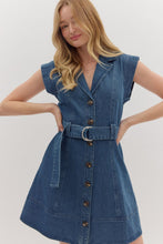 Load image into Gallery viewer, Denim Loop Dress
