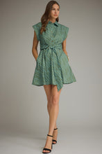Load image into Gallery viewer, Greenline Tie Dress
