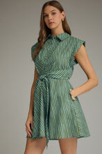 Load image into Gallery viewer, Greenline Tie Dress
