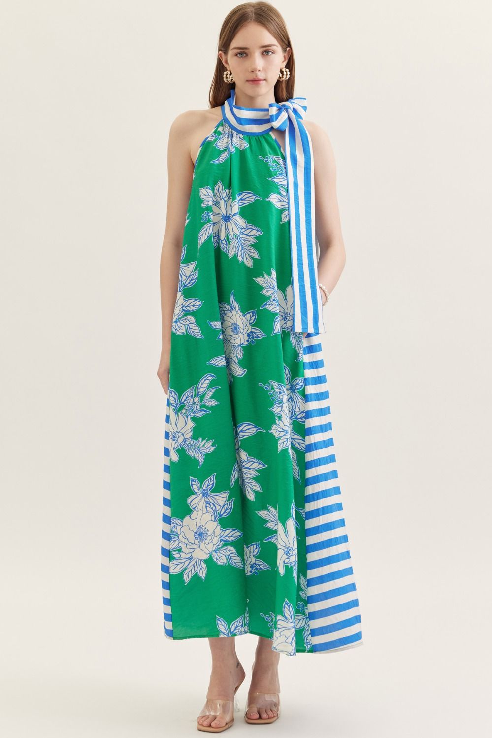 knee length dresses for ladies Bellagio Bloom Midi – Silhouette Boutique