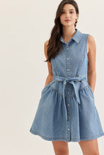 Load image into Gallery viewer, Bluebird Denim Dress
