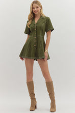 Load image into Gallery viewer, Olive District Romper
