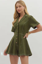 Load image into Gallery viewer, Olive District Romper
