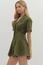 Load image into Gallery viewer, Olive District Romper
