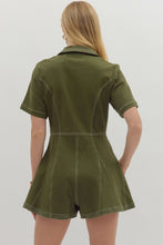 Load image into Gallery viewer, Olive District Romper
