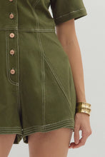 Load image into Gallery viewer, Olive District Romper

