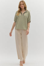 Load image into Gallery viewer, Olive Dash Top
