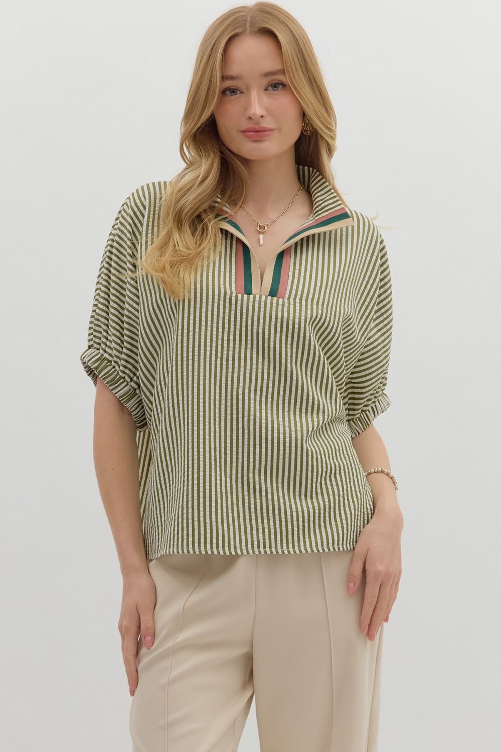Olive Dash Top