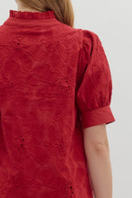 Load image into Gallery viewer, Rosso Flora Top
